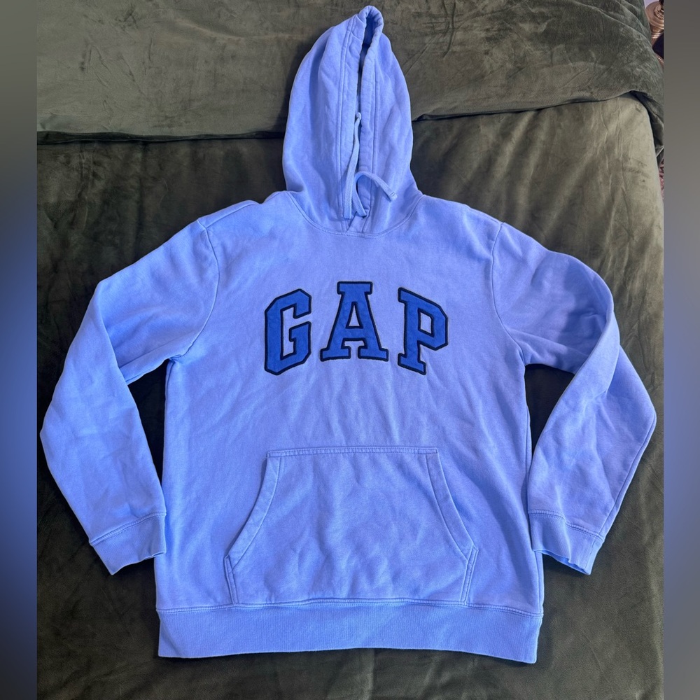 GapBlue Hooded Sweatshirt Size Medium Unisex Great Condition